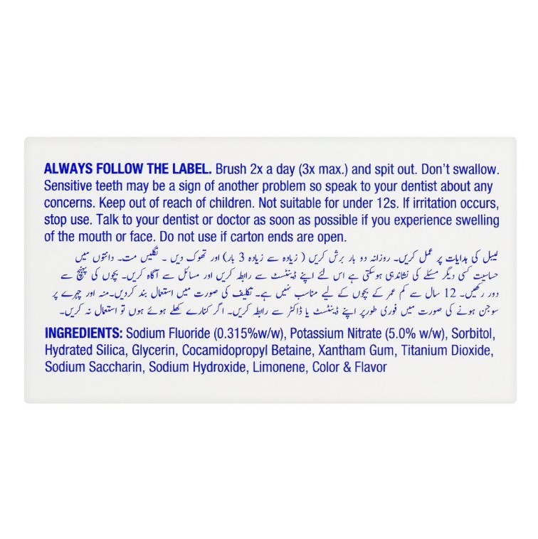 Sensodyne Original Toothpaste, 70g